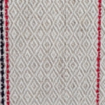 A handwoven towel wich served as a starting point for the design of tapestries